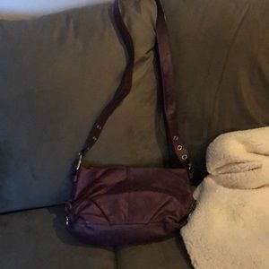 Purple Coach cross body